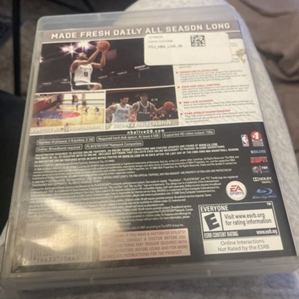 Nba Live 09 - Sony PlayStation 3